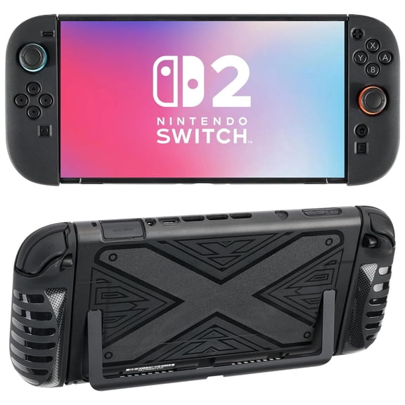 Protective Case for Nintendo Switch 2, Ultra-Thin Dockable Hard Shell Cover with Full Protection, Supports Stand Use and Charging Dock for Switch 2