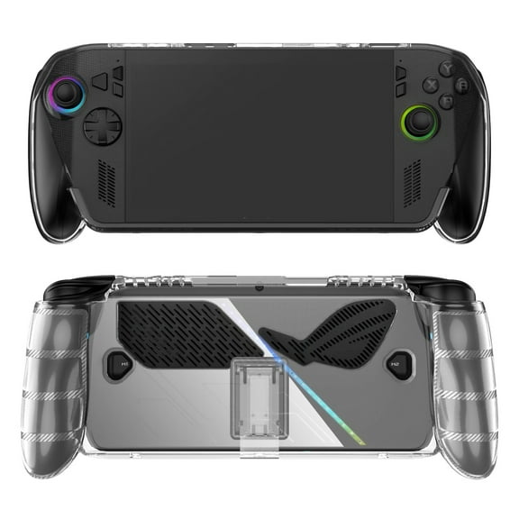 Protective Case for ROG X box ALLY /ALLY X Gaming Console Clear TPU Protective Cover With Stand Game Sleeve