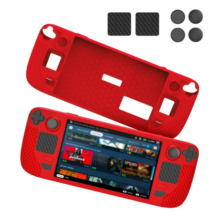 Compatible with Rog Ally Handheld Case | Non-Slip Soft Silicone Protective  Case Protector | Game Console Skin Cover with 4 Thumb Grips for Rog Ally