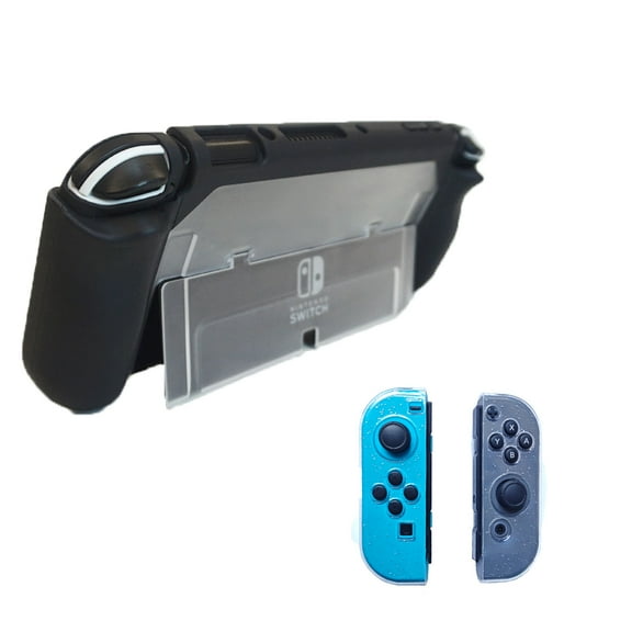 Protective Case for Switch OLED 2021, Anti-Scratch and Drop-resistant Bling Soft TPU Joycon Case and Switch OLED TPU Protective Case