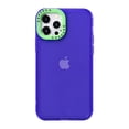 thumbnail image 1 of Protective Case for iPhone 13 6.1" 2021, iPhone 13 2021 Cover, Allytech Slim TPU Anti-Yellowing Scratch-Resistant Anti-Slip Grip Smartphone Case for iPhone 13 2021 Release, Purple + Green, 1 of 4