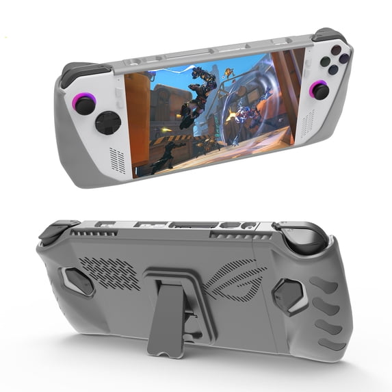 Protective Case with Foldable Kickstand for ROG Ally Handheld Game Console Shockproof Protector Cover