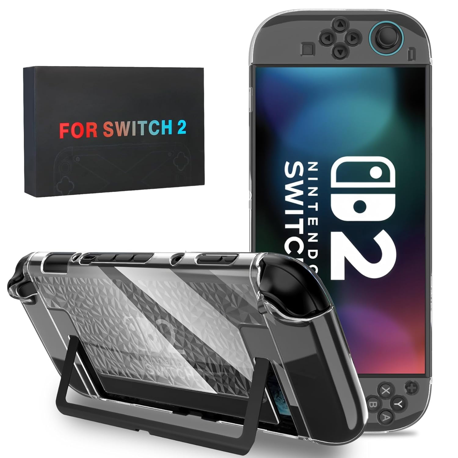 ほうじちゃ switch2 Protective-Clear-Case-New-2025