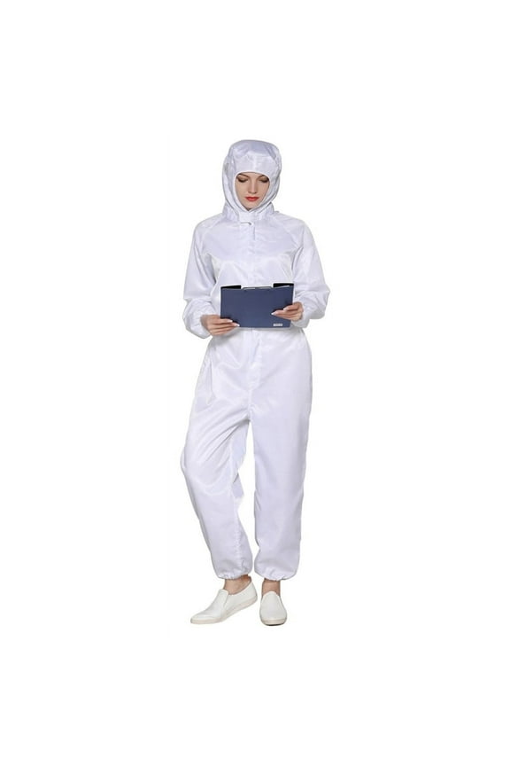 Protective Clothing - Reusable Hood Coverall Suit,Dust-proof And Anti-static