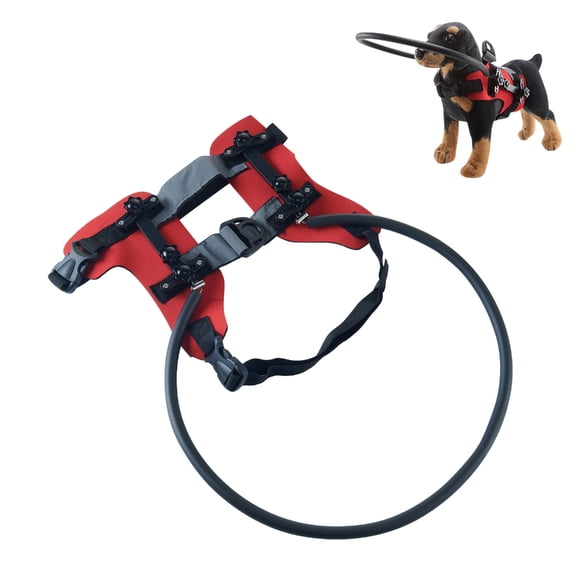 Protective Collar for Visual Impaired Pet Adjustable Crashproof Barrier Harness for Blind Dog Outdoor
