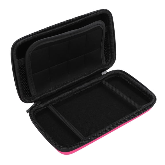 Protective Console Case For 3DS, Hard Shell, Water,Resistant, 8 Game Slots  Wrist Strap