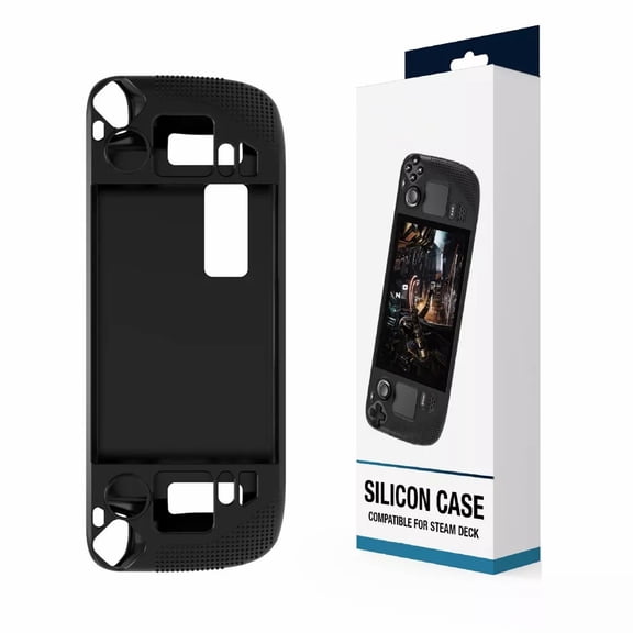 Protective Cover Case Compatible for Steam Deck, Silicone Game Console Shell All-round Soft Full Protection Cover
