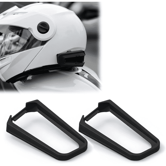Protective Cover Compatible with Cardo Packtalk Edge/Pro, Soft Impact-Resistant Case for Motorcycle Intercom Systems, Helmet Communication Device Protector (Black)