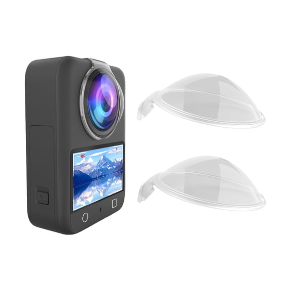 Protective Cover For Action Camera Snapped On Quick Release AntiScratch AntiFog Clear PC Lens Shield Protector