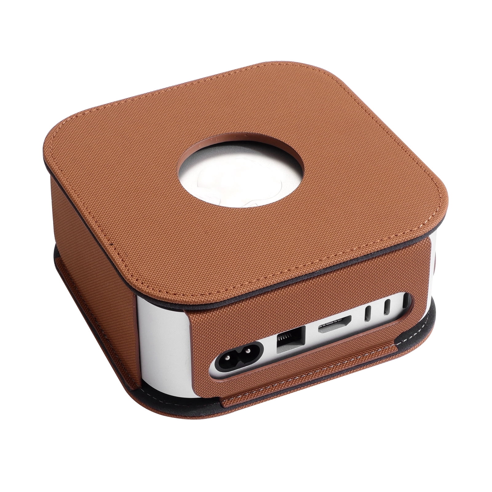 Protective Cover Leather Case for Mac Mini M4/M4 Pro 2024 Desktop ...