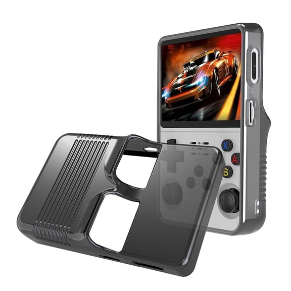 Protective Cover Sleeve for R36S Retro Handheld Game Console Soft Skin Case Dust-Proof Shockproof Transparent TPU Shell Protector
