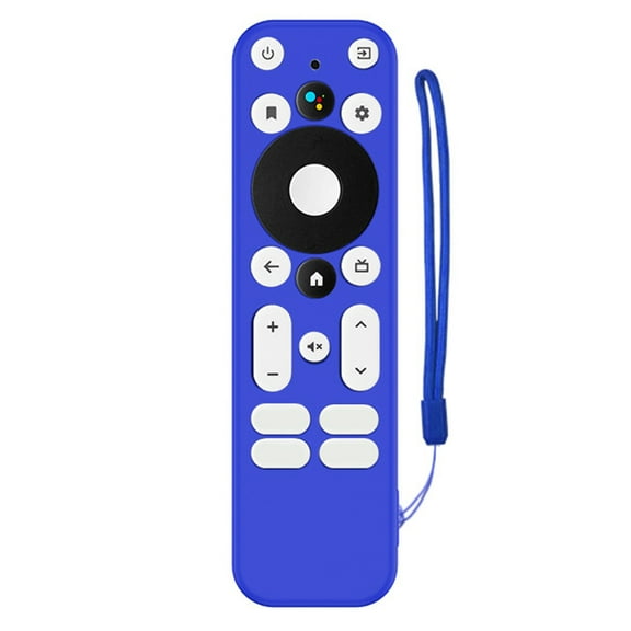 Protective Cover Waterproof Shock proof Top Opening Remote Control Solid Color Silicone Case for Onn for Android TV 4K UHD