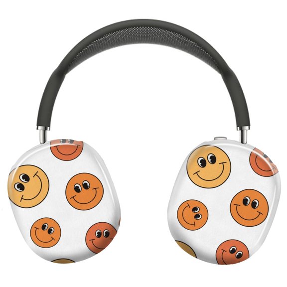 Protective Cover for AirPods Max Groovy Seamless Patterns Set=11 Headphones Aesthetic Print Snap On Cases