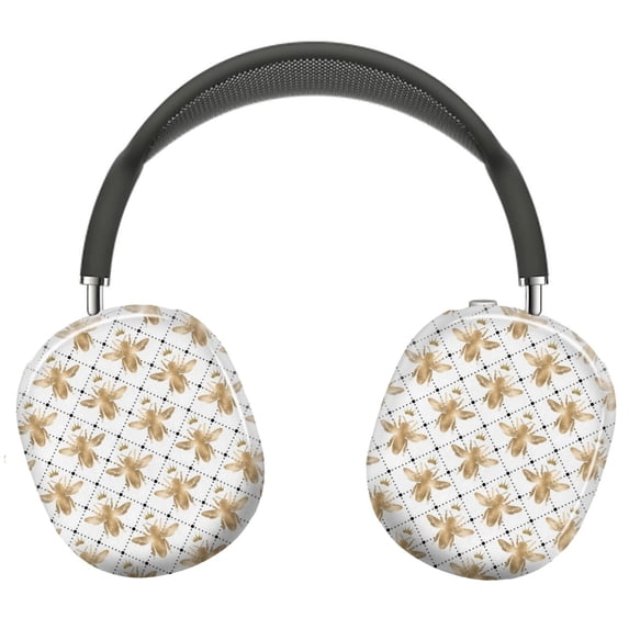 Protective Cover for AirPods Max Honey Bee=17 Headphones Aesthetic Print Snap On Cases