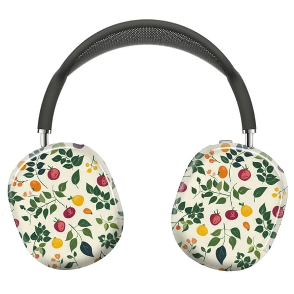 Protective Cover for AirPods Max Spring Fruits Pattern=14 Headphones Aesthetic Print Snap On Cases