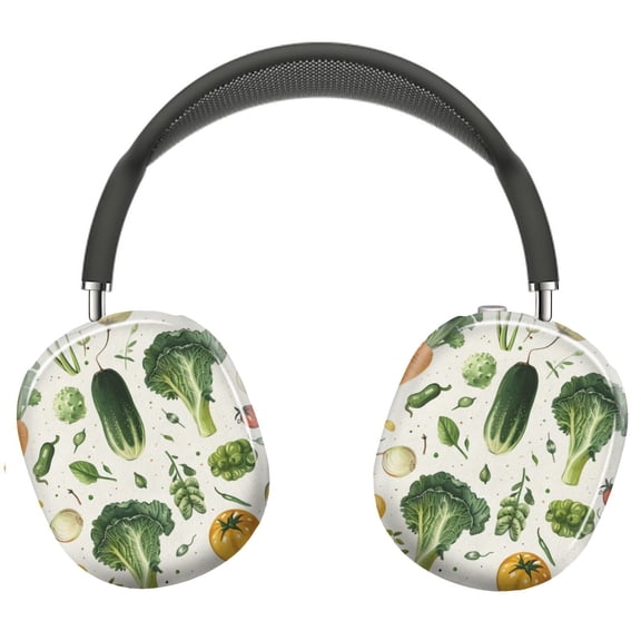 Protective Cover for AirPods Max Spring Vegetables=23 Headphones Aesthetic Print Snap On Cases