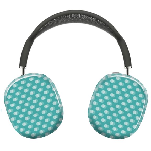 Protective Cover for AirPods Max Sunny Geometric =14 Headphones Aesthetic Print Snap On Cases