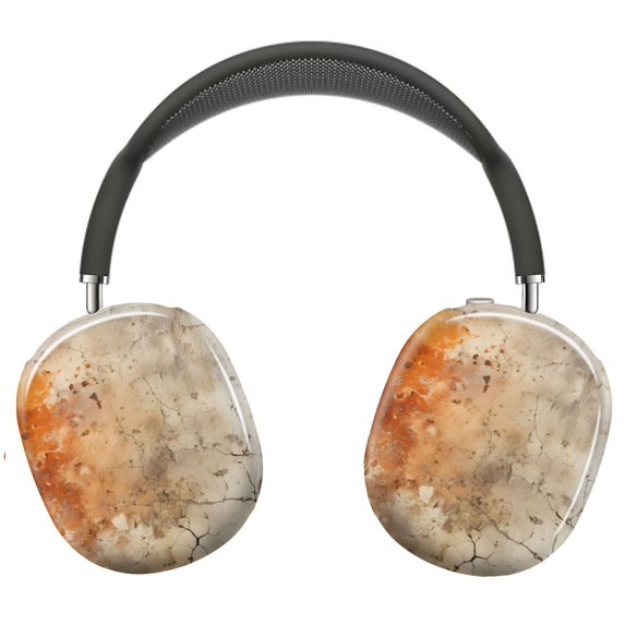 Protective Cover for AirPods Max Vintage Leather =6 Headphones Aesthetic Print Snap On Cases