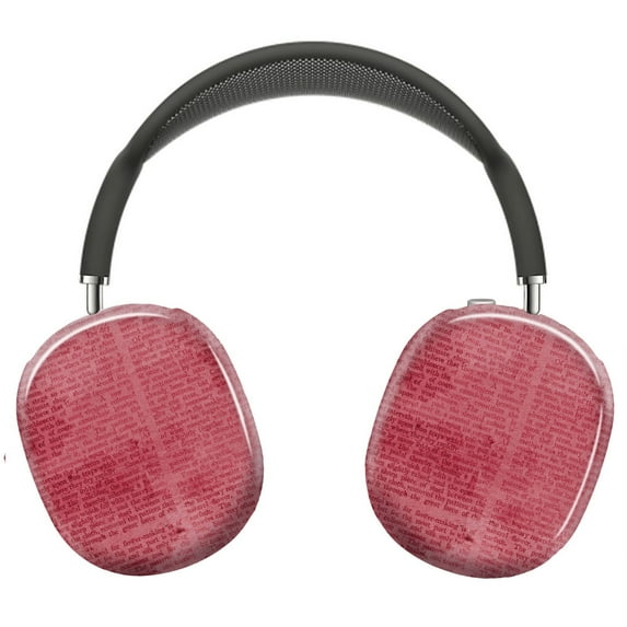 Protective Cover for AirPods Max Vintage Newspaper Ads Old=27 Headphones Aesthetic Print Snap On Cases
