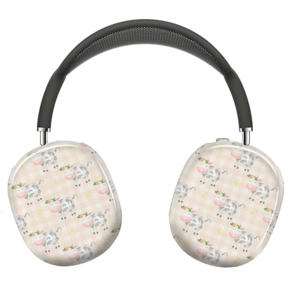 Protective Cover for AirPods Max Watercolor Cute Farm=1 Headphones Aesthetic Print Snap On Cases
