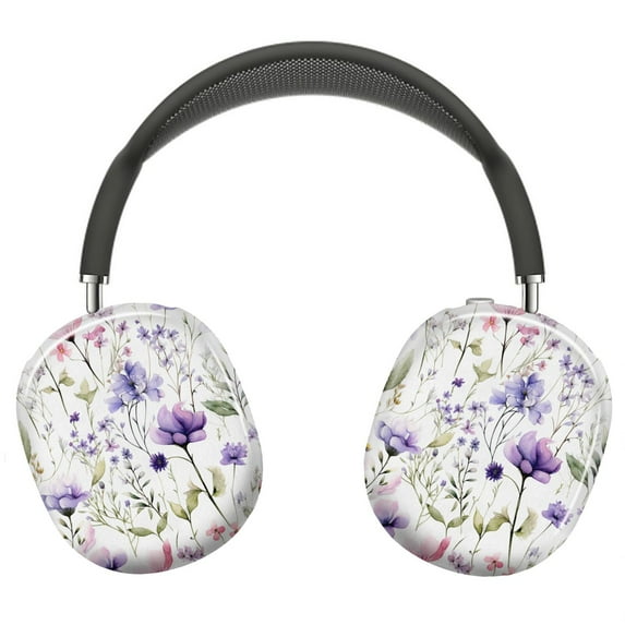 Protective Cover for AirPods Max Watercolor Wildflower Patterns 9 Headphones Aesthetic Print Snap On Cases