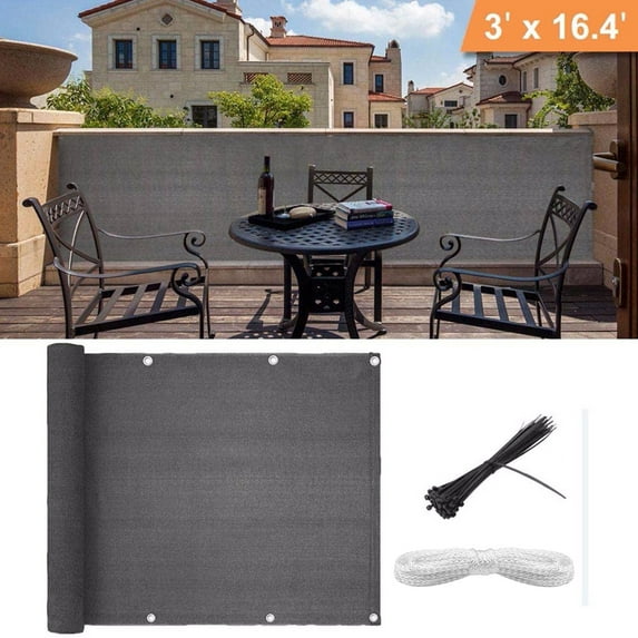 Protective Cover for Balcony 164ft Screening Ideal Privacy Solution for Patio and Garden Fences