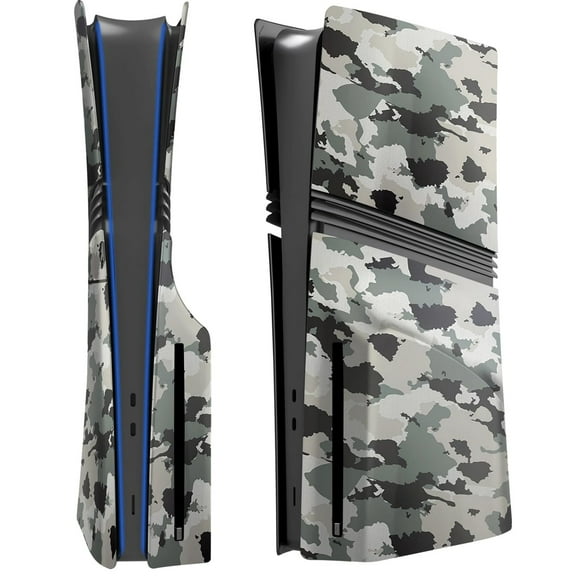 Protective Cover for PS5 PRO Disc Edition Console Case for PS5 PRO Optical Drive Case Camouflage Protective Shell