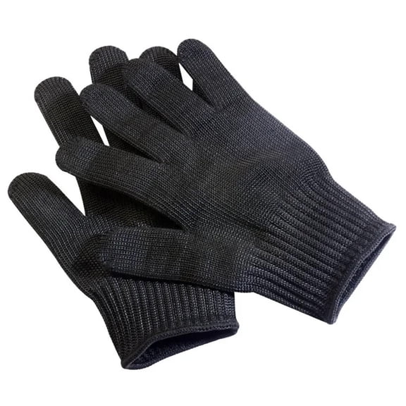 Protective Cut-proof Gloves HPPE Level 5 Steel Multipurpose Scratch Cut Resistant Gloves Grade 5 Black Work Safety Gloves ,More Durable