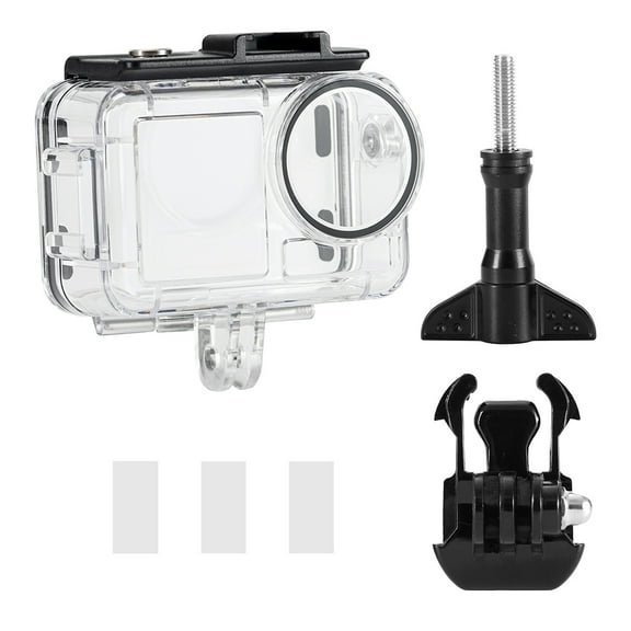 Protective Dive Case For Action Cameras Enhances Seal 60M Water Resistant With Bracket Waterproof Case