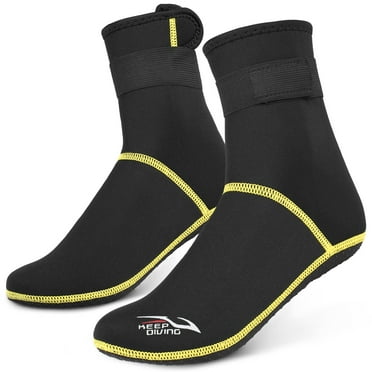 Protective Diving Socks 3mm Neoprene Beach Water Socks Thermal Wetsuit ...