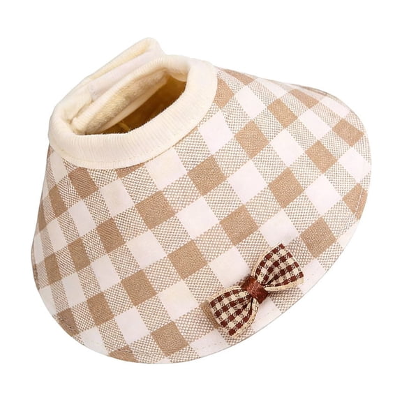 Protective Elizabethan Collar for Bird Prevent Feathered Plucking with Soft Canvas Adjustable Size for Parrots Canvas