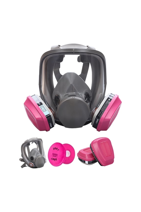 Protective Face Mask With Filter Systems Reusable Respirator Mask Welding Woodworking Work Protections