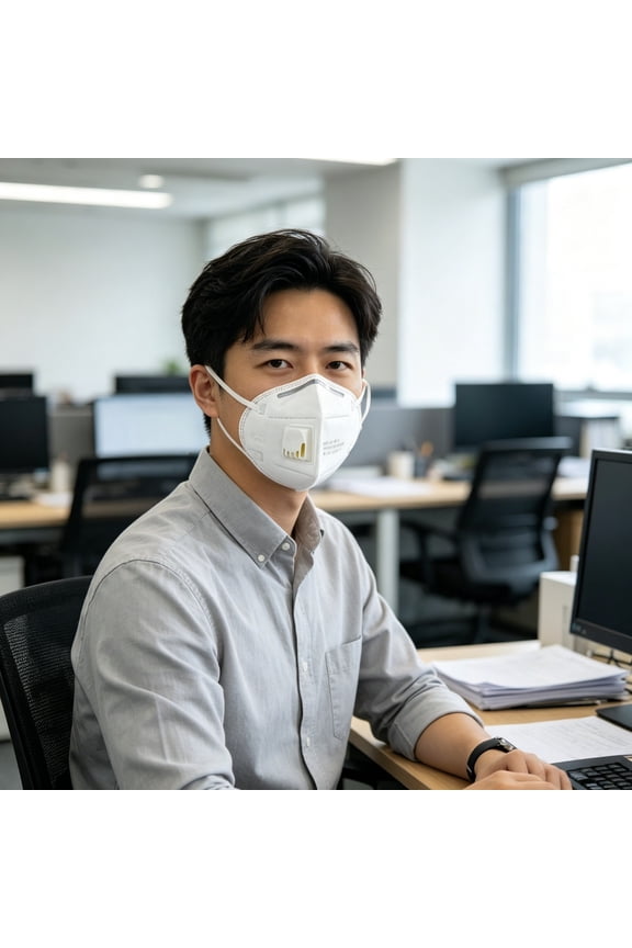 Protective Face Mask with Exhalation Valve Breathable D Fit Mask for Daily Use Work and Public Spaces