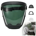 thumbnail image 1 of Protective Face Shield Anti Fog Half Coverage Plastic Safety Visor with Comfortable Fit for Work and Daily Protection Use,face shield,G,1PC, 1 of 10