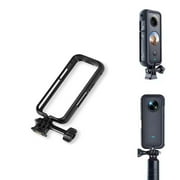 Plastic Protective Frame for Insta360 X3, Anti-wear Cover Case with Adapter Mount & Screw, Insta360 X3 Accessories