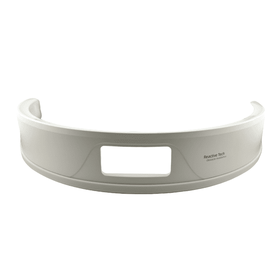 Protective Front Bumper Housing Compatible With Roborock Q8 Max, Q8 Max+ Models Vacuum Cleaner - Curved White Guard Panel for Collision Resistance