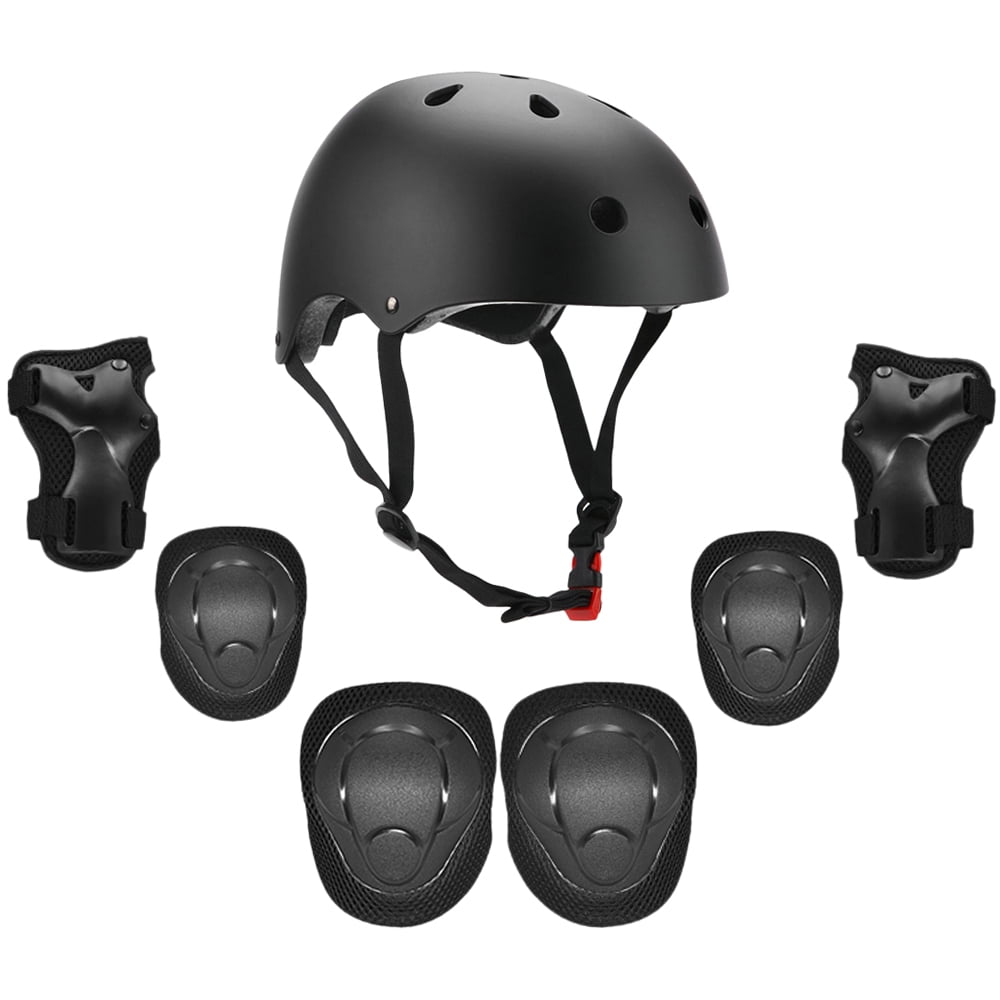 Protective Gear,7 In 1 Helmet Wrist Roller Knee Pads Pads And Pads Set Pads Set Adjustable 6588 Kids 7 Roller With Knee Adjustable Kids Knee Adjustable Roller With Radirus