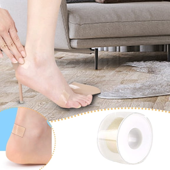 Protective Gear Foot Blister Bandages Silicone Gel Friction Foot Heel Bandages Viscosity Scar Covering For Daily Use, 5.1 cm, Beige