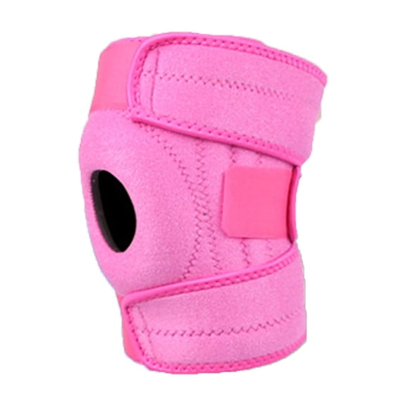 Protective Gear Knee Support for Young Athletes Neoprene Open Stabilizer with Adjustable Straps Ideal for Basketball and Sports