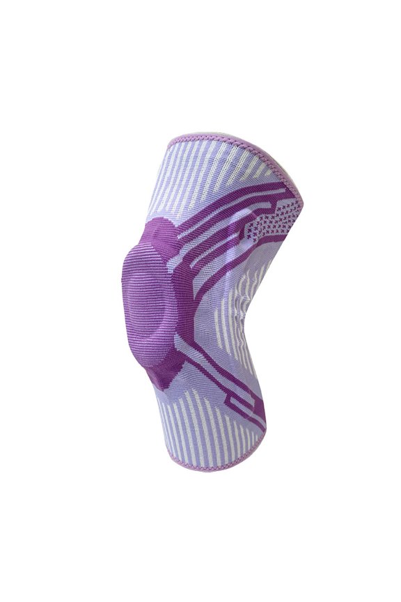 Protective Gear Knee Support with Advanced Stability and Adjustable Compression for Enhanced Joint and Comfort, 48-53 cm, Purple