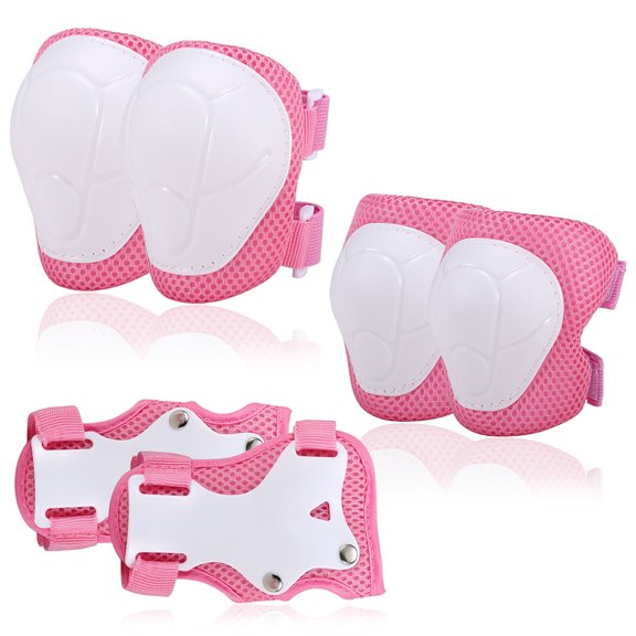 Protective Gear,Pads With Wrist Safety Pads Set 6 In Kids In 1 Kit Knee Pads Siuke In 3 Kit