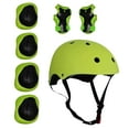 thumbnail image 1 of Protective Gear Set, Adjustable Kids Helmet Set, Helmet Elbow and Wrist Guards for 3-10 Years Old Boys Girls for Skating Riding Roller Cycling, Green, 1 of 8