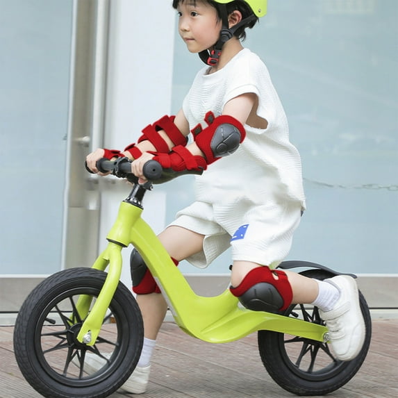 Protective Gear Set for Skating, Knee Pads Elbow Pads Wrist Guards, Adjustable Sports Safety Equipment, for Cycling, Skateboard, or Scooter