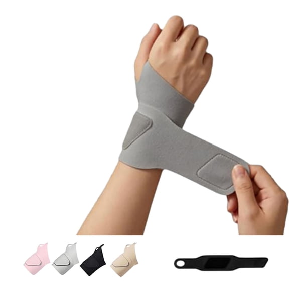 Protective Gear Support for HikingFlexible Adjustable Wrist Wraps with Thumb Loop Elastic Compression Lightweight Aluminum-Free Design for All Ages Outdoor Gear
