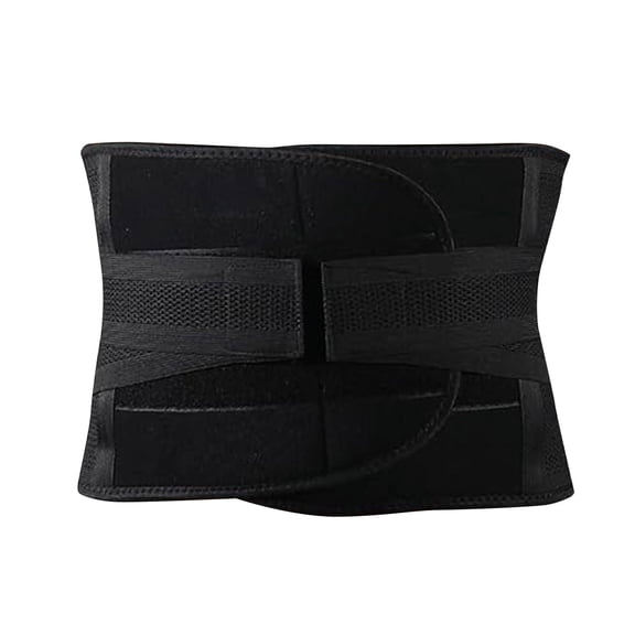 Protective Gear Waist Support Belt for Men Women Fitness Back and Core Shaping Workout Accessory,XL,Black