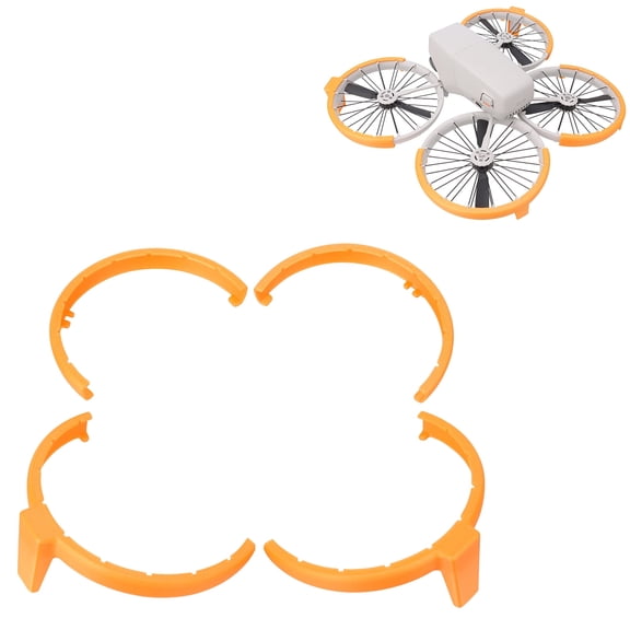 Protective Guard Bumper Ring for DJI Flip Drone Propellers Bezel with Increased Height Stand Anti-Collision Protectors Prop Frame Cover Protection Guards Accessories