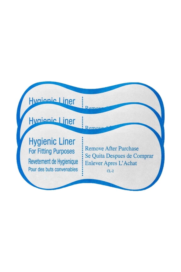 Protective Hygienic Clear Adhesive Liners Strips Swimwear Bikini Lingerie (500) (50)
