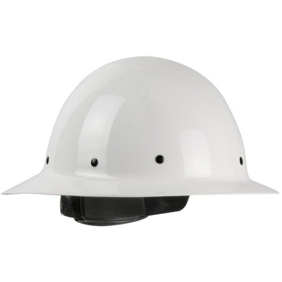 Protective Industrial Products Dynamic Wolfjaw Hard Hat White Full Brim Smooth Dome
