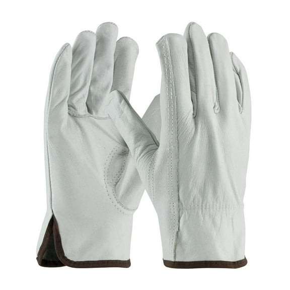 Protective Industrial Products Top Grain Cowhide Leather Drivers Superior Grade Keystone Thumb Large 12 Pairs Of Gloves