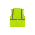 thumbnail image 1 of PIP Four Pocket Zipper Safety Vest Mesh 3X-Large Lime Yellow 302MVGZ4PLY3X, 1 of 6